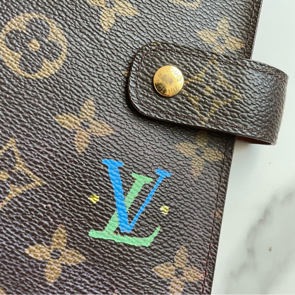 Louis Vuitton Brown Monogram Medium MM Ring Agenda - Picture 3 of 12